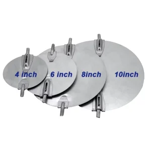 HVAC Accessories Manual Metal Galvanized Steel Round Air Ventilation Duct Volume Control Damper