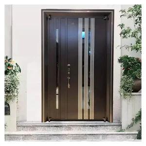 Hardcover Beautiful Metal Steel Door for Home Interior