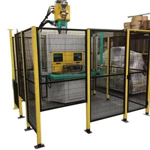 Heat Steel Isolation Safety Fence for Workshop, Warehouse, and Robot Areas, Rodent-Proof 3D