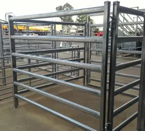 Heat Treated Galvanized Steel Fence Panels 6 Feet High for Cattle Farm Use