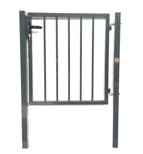 Heat-Treated Steel Garden Gate and Farm Fence, European Style, Powder-Coated, Easily Assembled