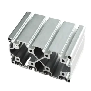 Heavy Duty 80160 Industrial Aluminum Profile 6063 Anodize T-Slot Extrusion with Cutting & Welding Services for Work Tables
