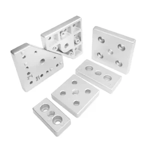 Heavy Duty Al Alloy Connecting Plate End Base Plate for 3030 4040 4080 8080 T Slot Aluminum Extrusion Profile Caster
