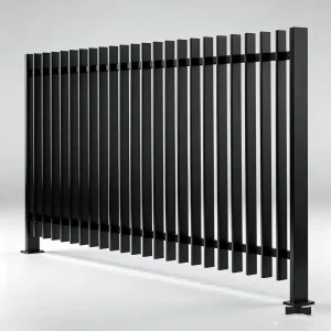 Heavy-Duty Aluminum Alloy Horizontal Slat Fencing Screen with Metal Composite Panels for Australia