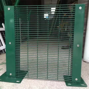 Heavy Duty Clear View High Security 358 Anti-Climb Fence Panel Iron Frame PVC Coated Rot Proof 6ft Height Customizable Colors