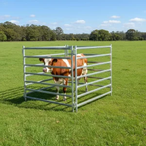 Heavy Duty Galvanized Cattle Panel 16ft Livestock Corral Panels Horse Fencing Farm Animal Enclosure Security Fence