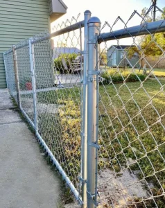 Heavy Duty Heat Treated Galvanized+PVC Coated Chain Link Fencing for Construction Garden & Sports Areas