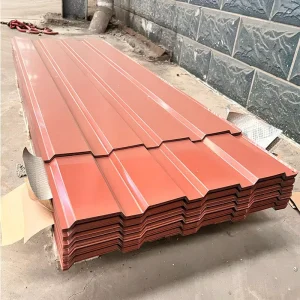 Heavy Duty Impact Resistant Structural Metal Materials for Large Logistics Center Color Coated Roofing Sheet