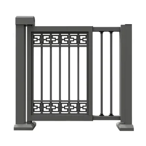 Heavy-Duty Iron Fence Gate Automatic Swing Gate for Driveway Security