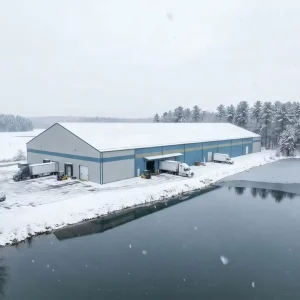 Heavy Duty Large Span Wind Snow Resistant Steel Structure Warehouse High Quality Prefabricated Metal Industrial Storage Hall
