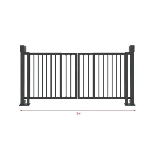 Heavy Duty Metal Electric Fence Access Control with Facial Recognition