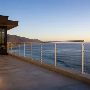 Heavy Duty Stainless Steel Cable Railing Post square Outdoor Balcony Diy Installation Balustrade & Handrail