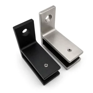 Heavy Duty Stainless Steel Wall Mount Glass Railing Clamp for Tempered Glass Balustrades