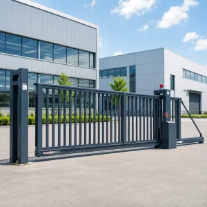 Heavy Duty Trackless Cantilever Sliding Gate Automatic Industrial Suspension Gate Sliding Safety Gate for School