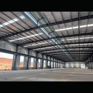 Heavy Industrial Steel Structure 80x40m Earthquake Resistant Long Span Truss System