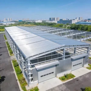 Heavy Metal Building Modern Commercial Warehouse with Welding Quick Construction Insulated Panels