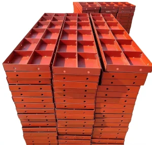 Heavy duty Anti corrosion Q355 Steel Shuttering Adjustable Concrete Formwork Panel Easy Assembly for Tunnel Road Construction