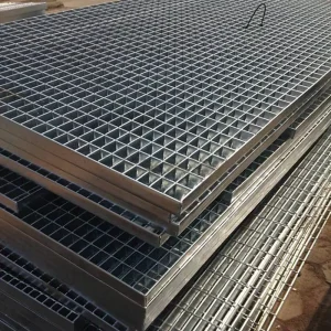 Heavy duty Steel Grating for Forklift Passage Plant Walkway and Wastewater Treatment Specific Grating with Anti slip Features