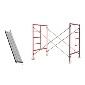 Hengfengjinda Q235 Steel Scaffoldings Frame High Strength for Building Material