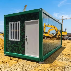 High Capacity 20ft Modular Portable Steel Structure Modern Storage Unit Detachable Flat Pack Container House Office Building
