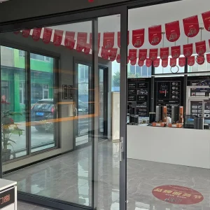 High-End Broken Bridge Aluminum System Soundproof Sliding Windows Silent Balcony Floor Sliding Door for Bedroom Use Direct