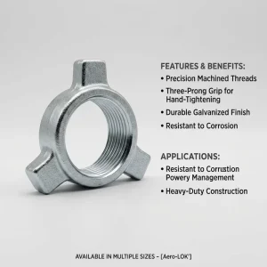 High Load Bearing 45 Steel Support Sleeve Nut Detachable Steel Handle Formwork Hardware for Bridge Engineering