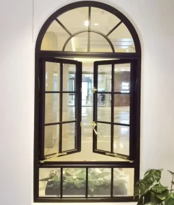 High Performance Aluminum French Windows Stainless Steel Louver Curtains for Exterior Living Room Outdoor Horizontal