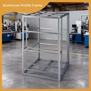 High Precision Modular Vertical Cube Aluminum Extrusion Frame Corrosion Resistant Industrial Structure for Automated Factory