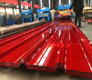 High Quality 0.45mm 0.6Mm Thick Zinc Coated Corrugated Galvanized Steel Roofing Sheets for House Building Prepainted Steel Sheet