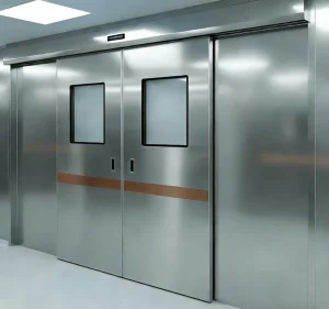 High Quality 304 Stainless Steel Medical Sliding Door for Hospital ICU Operating Room
