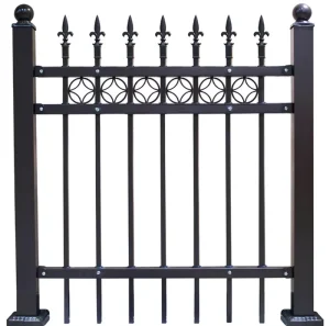 High Quality 6 Foot Eco Friendly Rodent Proof Laser Cut Galvanized Zinc Steel Security Fence Panels for Outdoors & Pools