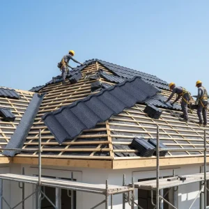 High Quality Colored Stone Coated Metal Roof Tiles for Africa Construction