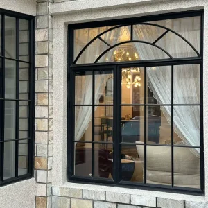 High Quality Customizable Window Frames Designs French Windows Aluminum Bar for Window and Door