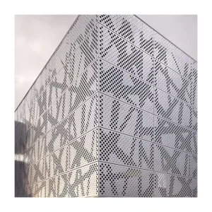 High Quality Decorative Sheet Metal Doors Panels Custom Decorative Aluminium Perforated Sheet Metal Fence Panels for Outdoor Use
