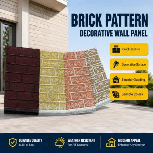 High Quality Eco Friendly Metal Exterior Wall Panels Water Fire Resistant Easy Installation Outdoor Cladding for Modern Villas