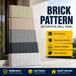 High Quality Eco Friendly Steel Aluminum Metal Exterior Wall Panels Water Fire Resistant Easy Installation Outdoor Cladding Roof