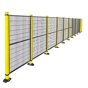 High Quality Factory Price Waterproof Protective Workshop Fence Welded Wire Mesh Metal Frame Workshop Fence