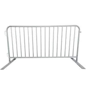 High Quality Heat Treated Steel Crowds Control Barrier with 3D Modeling Service for Temporary Fencing