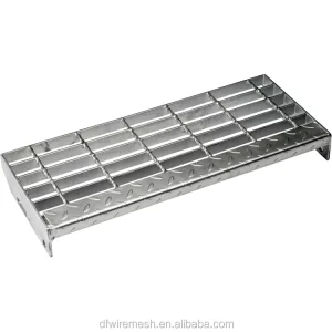 High Quality Metal Building Materials Galvanized Steel Twisted Bar Steel Grating Construction
