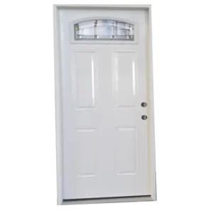 High Quality Metal Steel Front Door Exterior House Metal Doors Custom Size Factory Sale