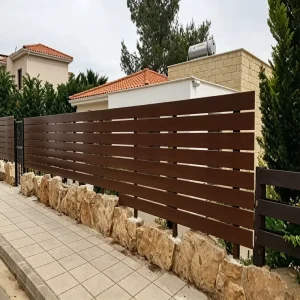 High Quality Modern Design Aluminum Residential Backyard Security Boundary Garden Perimeter Fencing Panels Easy Setup