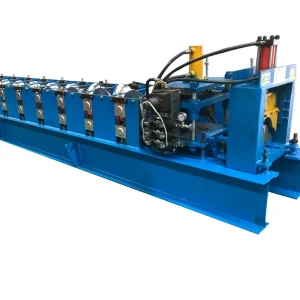 High Quality Ridge Cap Roll Forming Machine Metal Roofing Profile Sheet Valley Gutter Capping Tile 1200mm Gear Engine Motor