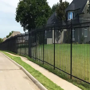 High Quality Security Black Cast Iron Privacy Fence with Eco Friendly Rodent Proof Features for Outdoor Garden 2 year Warranty