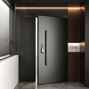 High Quality Security Cast Aluminium Anti Theft Waterproof Door for Apartments