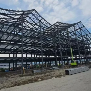 High Quality Steel Structure Workshop Prefabricated Metal Warehouse Factory Building Long Span Frame System Industrial Solutions