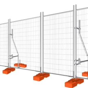 High Quality Temporary Wire Fence Panel in Metal for Construction Use