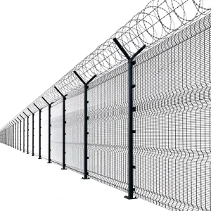 High-Safety Metal Frame Anti-Climb Fence for Industrial and Home Security