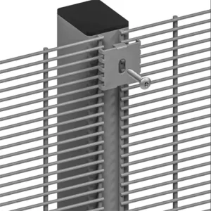 High Security Anti Climb 358 Fence with Secure Wall for Industrial Commercial Residential Boundary Railway Power Station