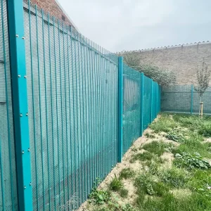 High Security Anti-Climb Fence System Galvanized Wire Mesh Panels for Perimeter Protection Construction Sites