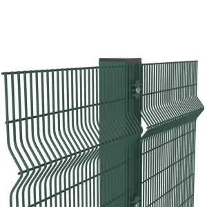 High Security Anti-Theft Galvanized Metal Mesh Fencing Panels Customizable